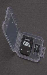 Carte mémoire Boîte de stockage Boîte de stockage Boîte de rangement pour la carte SD TF Plastique standard SD Case 6870131