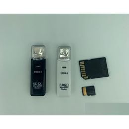 Geheugenkaartlezers 2 in 1 hoge snelheid USB 2.0 3.0 Sdxc Tf T-Flash-lezeradapter voor SD/voor Sdhc/voor Sdxcmmc/voor Mmc2/voor Rs Mmc/Mmc 4 Dhkpx