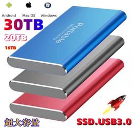 Lecteurs de cartes mémoire 8 to SSD disque dur 4 to 20 to 30 to Portable externe pour ordinateur Portable de bureau Typec USB 31 mémoire FlashMemory2101649