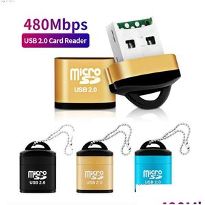 Lecteurs de cartes mémoire Mini Adaptateur USB2.0 USB2.0 à haute vitesse