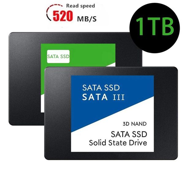 Lecteurs de cartes mémoire Portable SSD2.5 pouces Sata III 500GB 1TB disque dur disque dur pour ordinateur portable micro-ordinateur de bureau interne SSD DiskMem
