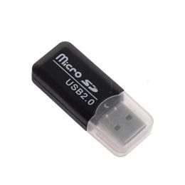 Lecteurs de cartes mémoire TF Carte en métal Shell USB Reader pratique 57867