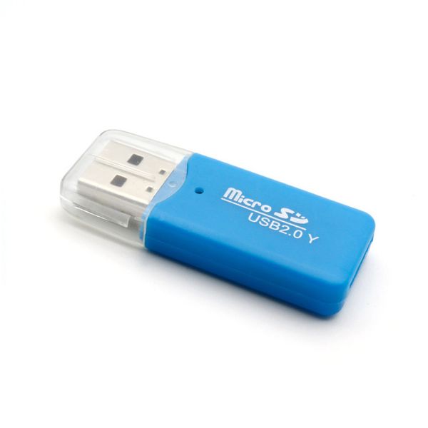 Lectores de tarjetas de memoria Tarjeta TF Lector USB con carcasa metálica Práctico 32454