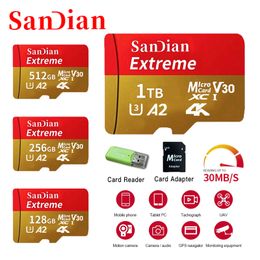 Cartes mémoire Pilotes durs Haute vitesse 1 To 512 Go Carte mémoire Micro SD 256 Go Clé USB Grande capacité Micro TF Flash Carte SD 128 Go pour Computerphonecamera 230731