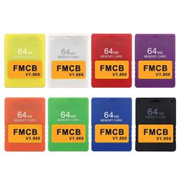 Cartes mémoire Pilotes durs v1.966 FreeMcBoot 8 Mo/16 Mo/32 Mo/64 Mo Carte mémoire Disque dur Carte programme de démarrage Compatible avec PS2 FMCB Version 1.966 Console de jeu 230214