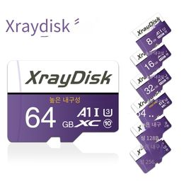 Geheugenkaarten Harde stuurprogramma's Xraydisk Geheugenkaart Microsd 128GB 64GB 32GB High Speed Flash TF SD-kaart Flashkaart 230731