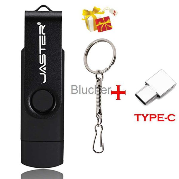 Tarjetas de memoria USB Stick 3 en 1 Unidad flash USB de alta velocidad OTG Pen Drive 64GB 32GB Adaptador 16GB Micro USB stick Red Almacenamiento externo Regalar regalo typec x0720