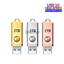 Cartes mémoire Clé USB Haute vitesse Usb 30 Pen Drive 2 To Métal Pendrive 1 To Étanche TYPEC Clé USB Flash Drives 512 Go Memoria Usb Flash Disk x0720