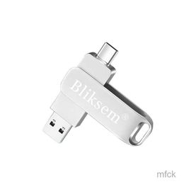 Geheugenkaarten USB Stick Penaandrijving 64 GB OTG Type C USB 2.0 Flash Drive Externe geheugenstick voor smartphone MacBook Tablet