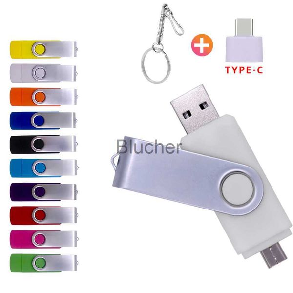 Tarjetas de memoria USB Stick USB 20 Flash Drive Smart Phone OTG 4GB 8GB 16GB 32GB 64GB Pendrive 3 en 1 Usb Memory Stick Flash Drive (más de 10 piezas gratis) x0720