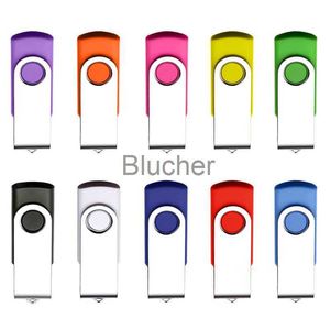 Geheugenkaarten USB Stick Usb Flash Drive Metaal 360 Rotate Pen Drive 4G 16G 32GB Pendrive 64G 128G 256GB U Disk Sleutelhanger Memoria Usb Disk On Key Best Gift x0720