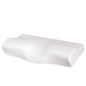 Ropa de cama de espuma viscoelástica Almohada Protección para el cuello Rebote lento Espuma viscoelástica Salud en forma de mariposa Almohadas cervicales para el cuello para el dolor de cuello sl266R