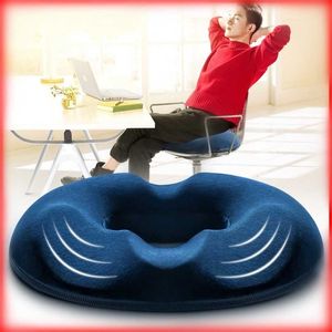 Memory Foam Seat Cushion Coccyx Orthopedische Massage Aamasoids Stoel Kantoor Auto Pijn Relief Rolstoel Ondersteuning Kussens 211110