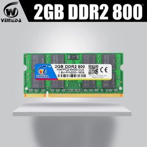 Mémoire Ram Sodimm DDR2 2GB 800MHZ Notebook 667MHZ Pour Tous Intel Amd Mobo Support Laptop Pc533