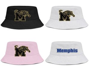 MEMPHIS Tigers Basketball Gold Logo Mens and Womens Buckethat Cool Sports Backet Baseballcap Mesh Old Imprime Pink Breast Cancer USA4160942