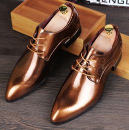 Chaussures en cuir véritable pour hommes chaussures plates décontractées pour hommes chaussures de soirée en cuir Oxfords robe rouge chaussures de mariage 4 couleurs