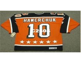 Mannen 10 DALE HAWERCHUK 1984 Campbell quotAll Starquot CCM Vintage RETRO Hockey Jersey of aangepaste naam of nummer retro Jerse6145608