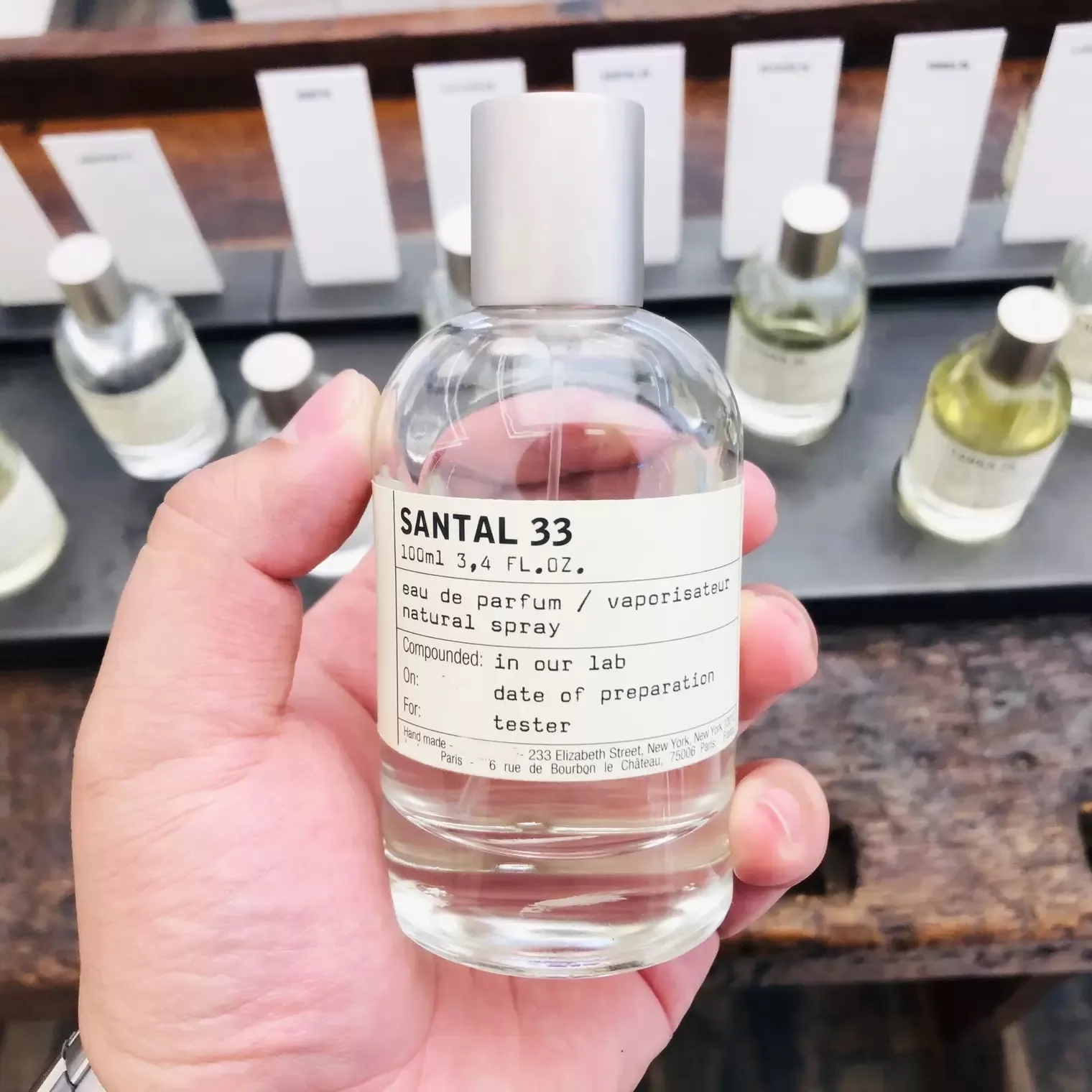 Mężczyźni 100 ml perfumy neutralne 100 ml 33 długa marka Eau de parfum trwałe zapach luksusowy spray w kolorze wodnym szybka dostawa