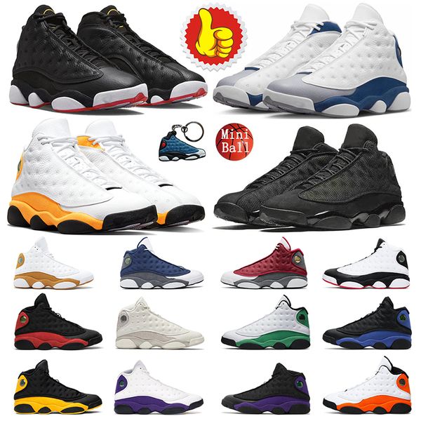 Hommes 13 Chaussures de basket-ball 13s Court Purple Playoffs Del Sol Blé Starfish Flint Phantom Lucky Green Black Cat DMP Hommes Femmes Entraîneur Sports de plein air Baskets