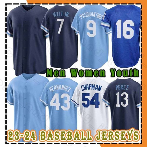 7 Bobby Witt Jr. Baseball 16 Bo Jackson Jersey 5 George Brett Royals Salvador Perez Brady Chanteur Hunter Renfroe Kansas City Nelson Velazquez Kyle Isbel Drew Waters