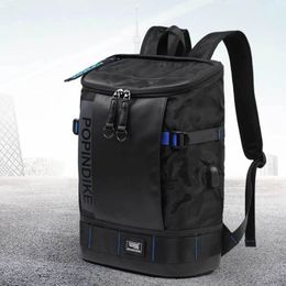 Mannen 173 Grote Capaciteit Usb-poort Oxford Waterdichte Zakelijke Laptop Rugzak Trendy Computer Tas Reizen Student Schooltas 240108