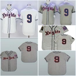 Men 1939 York Knights Road Baseball Jersey cousu les femmes / jeunes de haute qualité tous les maillots de livraison gratuits