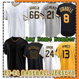 8 Willie Stargell Jersey de béisbol 21 Roberto Clemente Piratas 22 Andrew Mitch Keller Bryan Reynolds McCutchen Ke'Bryan Hayes Pittsburgh Oneil Cruz Derek Shelton