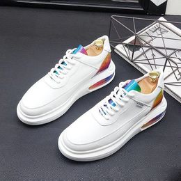 Men 2106 Designer White Dazzle Color Air Cushion Casual Flats Platform Punk Rock Shoes Zapatos Hombre Sports Walking Office Sneakers