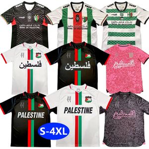 Mannen 23 24 25 Palestina -shirt 2023 2024 2025 3XL 4XL Fans Home voetbal Jersey Voetbal shirt Justitie Sport Training Uniform Palestijnse truien Korte lange mouw