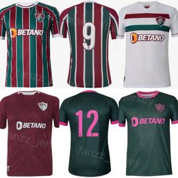 Hommes 23-24 Football Fluminense 38 Yony Gonzalez Jersey Club Team 2 Samuel Xavier 19 Leonardo Fernandez 14 German Cano 21 Jhon Arias 9 John Kennedy Kits de maillots de football