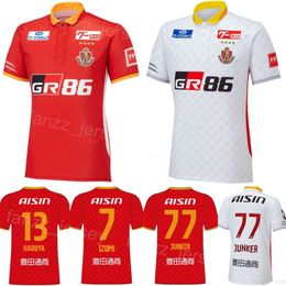 Hombres 23-24 Fútbol Nagoya Grampus 18 Kensuke Nagai Jerseys Club Equipo J1 League 15 Sho Inagaki 7 Ryuji Izumi 77 Kasper Junker 17 Ryoya Morishita Fútbol Camisa de fútbol Uniforme