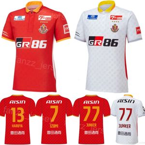 Heren 23-24 Voetbal Nagoya Grampus 18 Kensuke Nagai Jerseys Club Team J1 League 15 Sho Inagaki 7 Ryuji Izumi 77 Kasper Junker 17 Ryoya Morishita Voetbalshirt Uniform