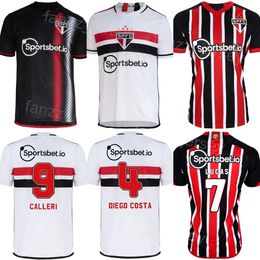 Hommes 23-24 Soccer Sao Paulo 32 Marcos Paulo Jersey Club Team 15 Michel Araujo 27 Wellington Rato 9 Jonathan Calleri 29 Pablo Maia Kits de maillots de football Numéro de nom personnalisé