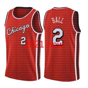 hommes 23 45 Jersey Scottie 33 Pippen Dennis 91 Rodman Lonzo 2 Ball Demar 11 DeRozan Zach 8 LaVine Derrick 1 Rose Basketball Maillots 2021 75e