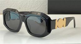 Hombres 4089 Negro Oro 53 mm Gafas de sol unisex Gafas de sol de verano Hombre Mujer Gafas de moda Retro Marco pequeño Diseño UV400 3 colores opcionales