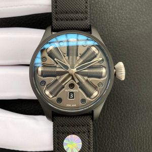 Hommes 46 mm Mouvement automatique Mouvement 316L Watchcase en acier inoxydable Men de montres Sapphire Crystal montres étanches de bracelet 203H