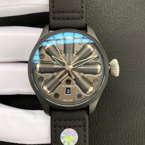 Hommes 46 mm Mouvement automatique Mouvement 316L Watchcase en acier inoxydable Men de montres Sapphire Crystal montres étanches de bracelet 232Z