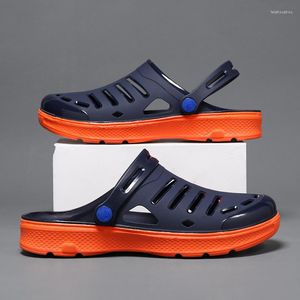 Hombres 644 Sandalias Jelly Sandal Sandals Mujeres de jardín transpirable Parejas Beach Fashion Water Shower Zapatos Flip informal