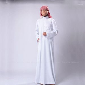 mannen Abaya Saoedi-Arabië Traditionele Moslim Lange Gewaden Jurk Jubba Thobe Arabische Blousejurk Islamitische Kleding2763