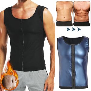 Hommes Abdomen Réducteur Corps Shaper Favoriser La Sueur Sauna Gilet Fitness Taille Formateur Ventre Minceur Shapewear Gros Top Corset 240112