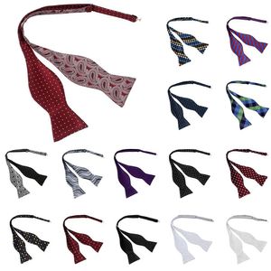 Mannen Verstelbare Zelf Strikje Stropdas Neckwear Business Wedding Party Supplies Boy Ties Solid Butterfly Gift