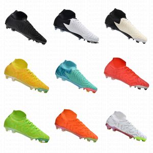 Hommes adultes marques hautes high silm-on Phantom Luna Elite Nu Fg Soccer Chaussures imperméables Outdoor Lawn Clay Football Match Training Chores Sports Sneakers Taille 39-45