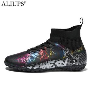 Men aliups kleding schoenen maat voetbal sneakers cleats professional football laarzen kinderen futsal voor jongensmeisje