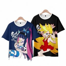 anime slipje en sok voor heren en dames met studriem 3D-geprint t-shirt, zomerfi, o-hals, korte mouw, grappige afbeelding 2024 J057 #