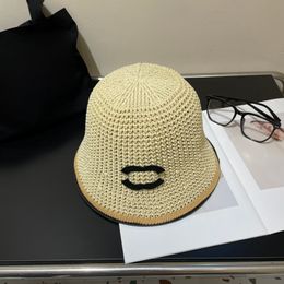 Mannen en vrouwen emmer hoed ontwerper luxe cap buiten casual brede rand hoed zomer herfst zonlicht casquette luxe honderd nemen beanie