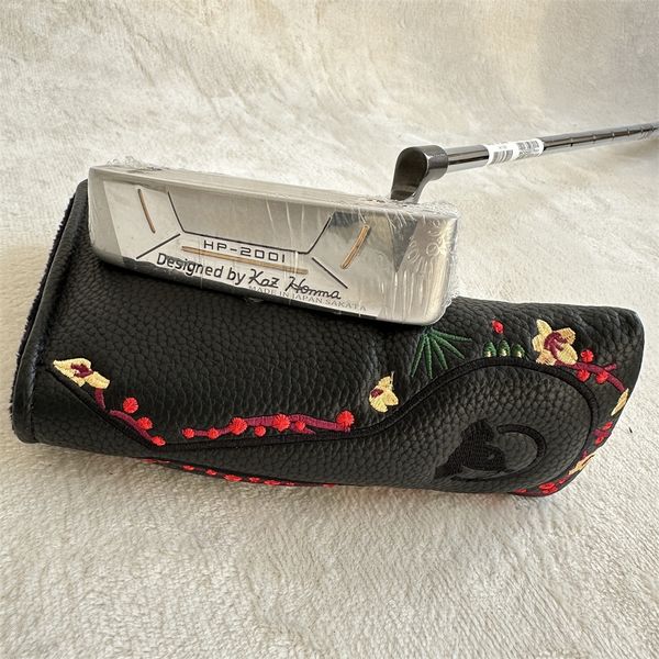 Putter clásico para hombres y mujeres Honma Beres HP-2001 Putter Golf Putter Honma Clubs de golf Eje de acero de 32/33/34/35 pulgadas con cubierta para la cabeza