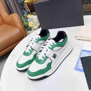 Heren en dames ontwerpers vrijetijdsschoenen laag blauw geel groen hoogwaardige sneakers lopen zeer comfortabele comfortabele vrijetijdsschoenen kleine witte schoenenliefhebbers