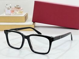 Les lunettes pour hommes et femmes cadres Cadre Cadre Clair Lens Mens Womens 0258 Dernière boîte aléatoire