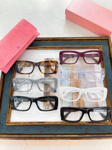 Mannen en vrouwen oogglazen frames bril met frame heldere lens heren dames 03s nieuwste willekeurige doos