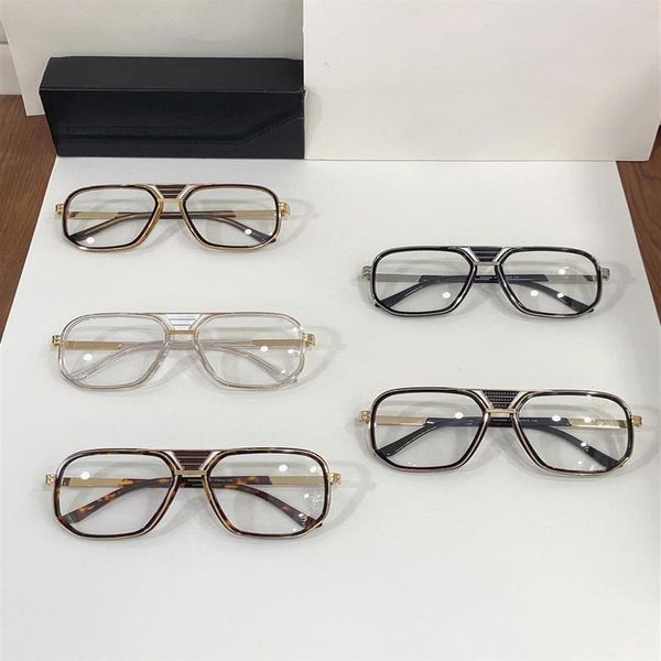 Hombres y mujeres Marcos para anteojos Marcos para anteojos Lentes transparentes para hombres y mujeres 666 Últimas ventas de moda Restauración de formas antiguas Ocu324F